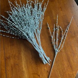 20 Beaded Floral Stems 18”